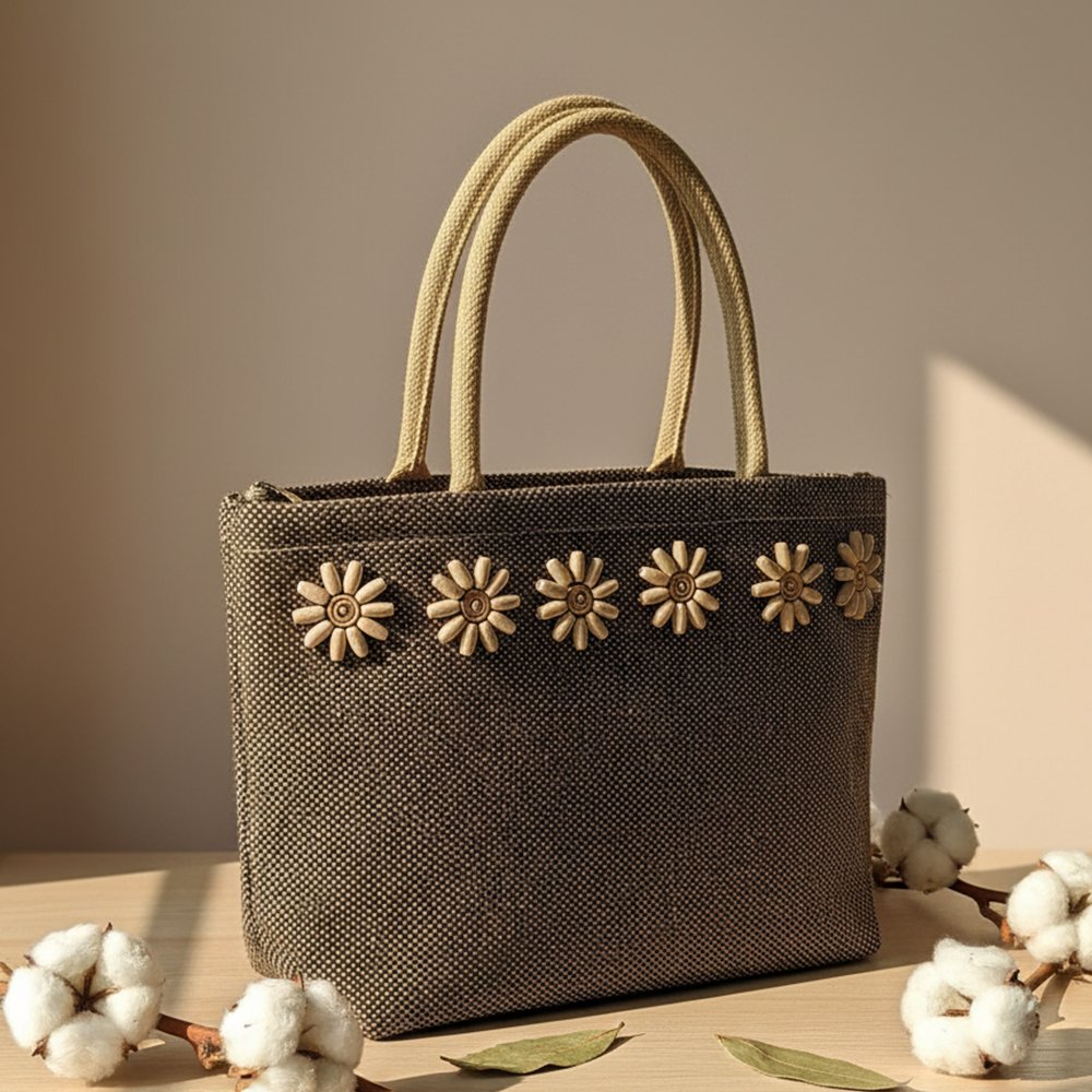 Eco-Friendly Printed Jute Tote Bag